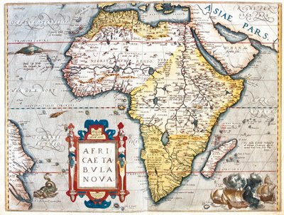 Afrikka tekijältä Abraham Ortelius