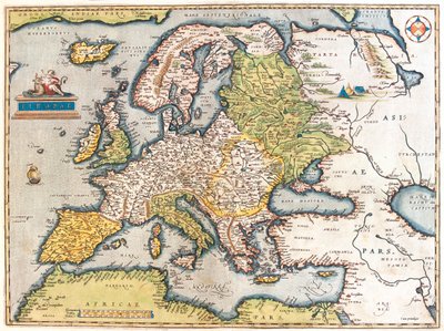 Eurooppa tekijältä Abraham Ortelius