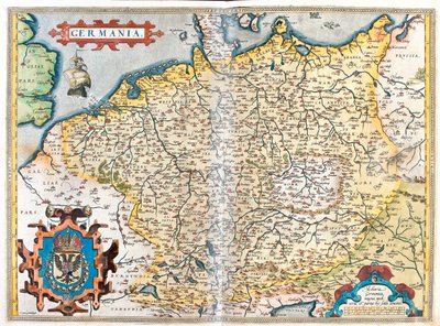 Ranska (Alue:  Pommer, Pommer, Lubusz, Gr. tekijältä Abraham Ortelius
