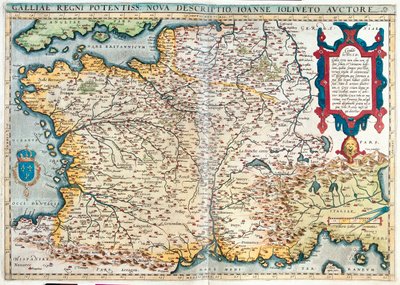 Ranska tekijältä Abraham Ortelius