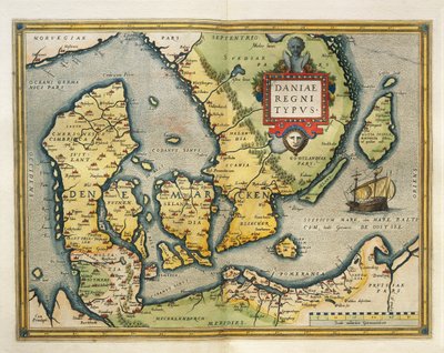 Tanskan kartta, Abraham Orteliuksen World