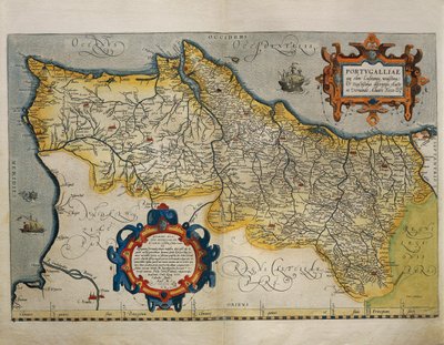 Portugalin kartta, Abraham Orteliuksen World