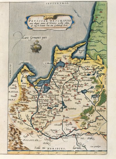 Preussin kartta, Abraham Orteliuksen World