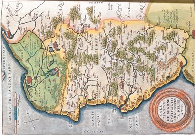 Nord-Pas de Calais , Ranska tekijältä Abraham Ortelius