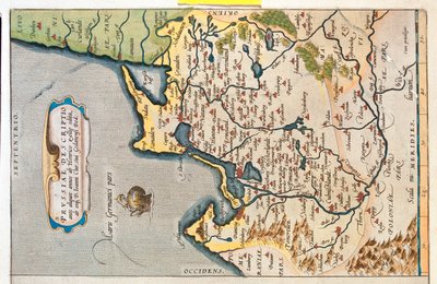 Koillis-Puola, Venäjä, Liettua tekijältä Abraham Ortelius