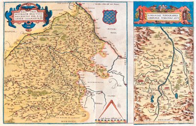 Alue-a: Centre, Burgundy, Auvergne, Limousin Alue-b: Auvergne, Ranska tekijältä Abraham Ortelius