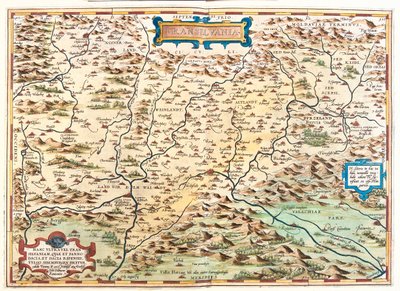 Romania tekijältä Abraham Ortelius