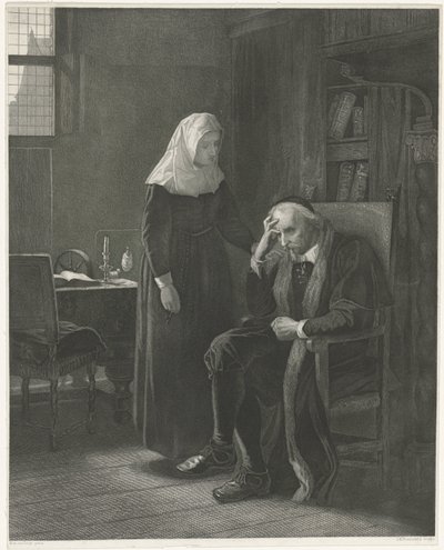 Näkymä Clevesille Cleef 1650 (otsikko esineessä) tekijältä Abraham Rademaker