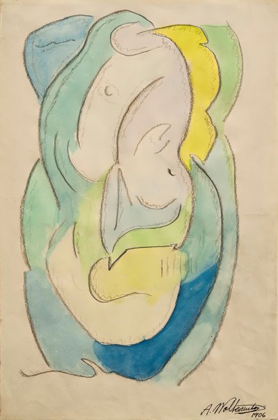 Abstraktio, 1906. tekijältä Abraham Walkowitz