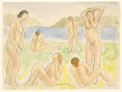 Uimarit (tai hahmot) tekijältä Abraham Walkowitz