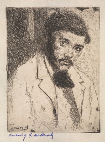 Omakuva, 1900. tekijältä Abraham Walkowitz