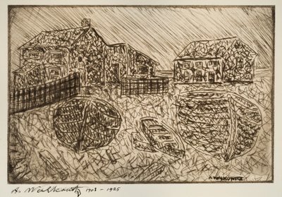 Nimetön One of Six Prints, 1903-1925. tekijältä Abraham Walkowitz