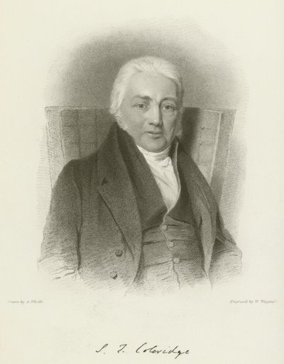 Samuel Taylor Coleridge tekijältä Abraham after Wivell