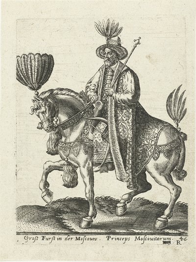 Moskovan suurherttua, 1577 tekijältä Abraham de Bruyn