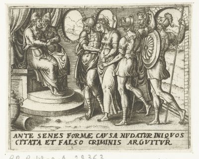 Susanna tuomareiden edessä Susannan historia (sarjan nimi) tekijältä Abraham de Bruyn