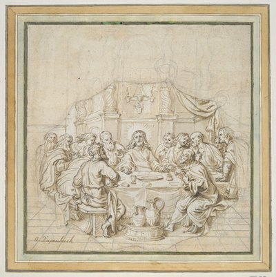 Viimeinen ehtoollinen tekijältä Abraham van Diepenbeeck