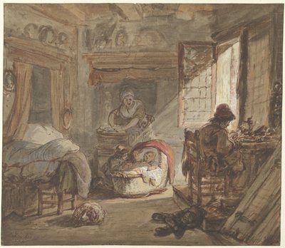 Sisustus perheen kanssa tekijältä Abraham van Strij (I)