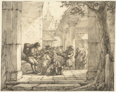 Markkinat kaupungissa tekijältä Abraham van Strij (I)