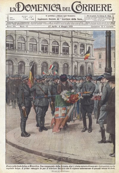 Italialais-belgialainen veljeskunta Brysselissä tekijältä Achille Beltrame