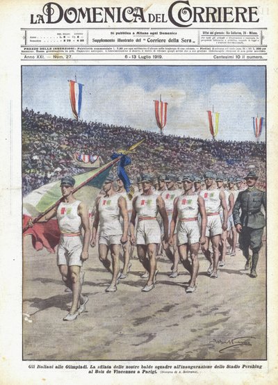Italialaiset olympialaisissa tekijältä Achille Beltrame