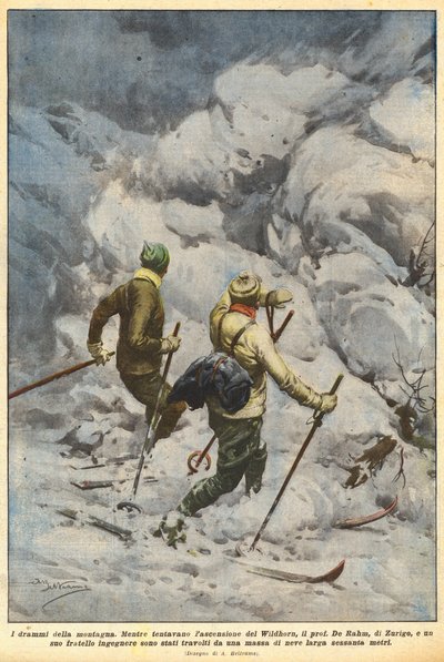 Vuoren draamat tekijältä Achille Beltrame