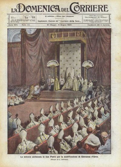 Juhlallinen seremonia San Pietrossa Jeanne d