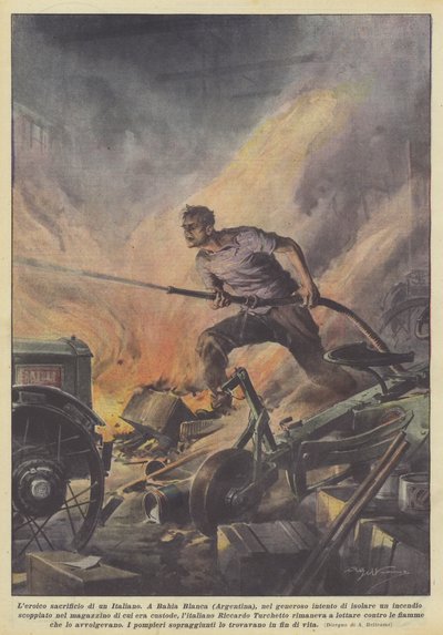 Italian sankarillinen uhri tekijältä Achille Beltrame