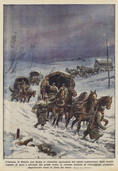 Talvi Venäjällä ei estä hävittäjiemme onnistunutta toimintaa tekijältä Achille Beltrame