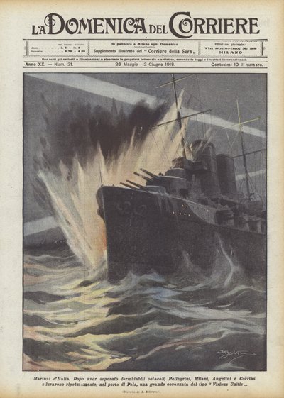Italian merijalkaväet tekijältä Achille Beltrame
