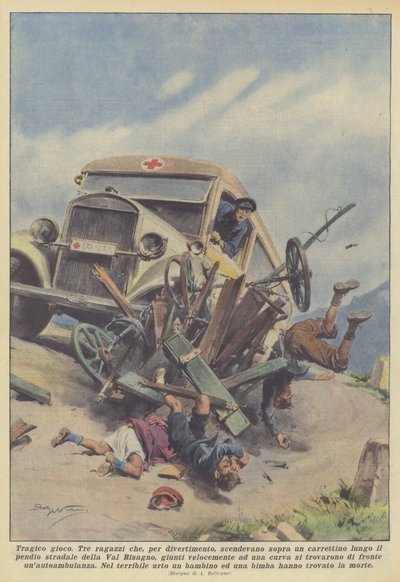 Traaginen peli tekijältä Achille Beltrame