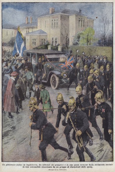 Viehättävä kulkue Englannissa tekijältä Achille Beltrame