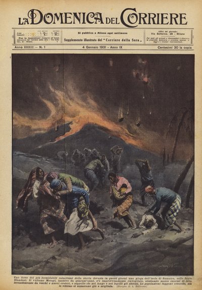 Ehkä yksi historian valtavista kataklysmeistä tuhoaa alueen näinä päivinä? tekijältä Achille Beltrame