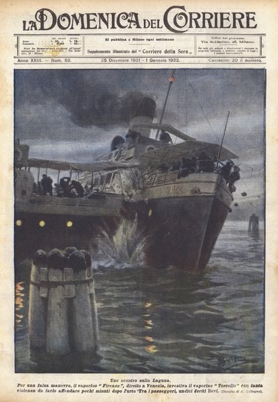 Taistelu laguunilla tekijältä Achille Beltrame