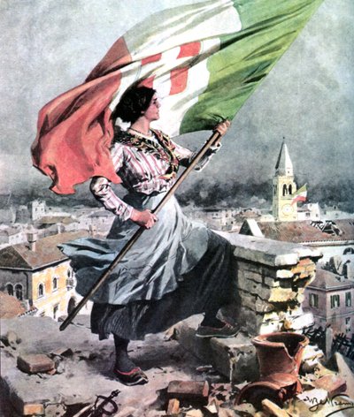 Ensimmäinen maailmansota 1915 1918 Italia-Vittorio Veneto tekijältä Achille Beltrame