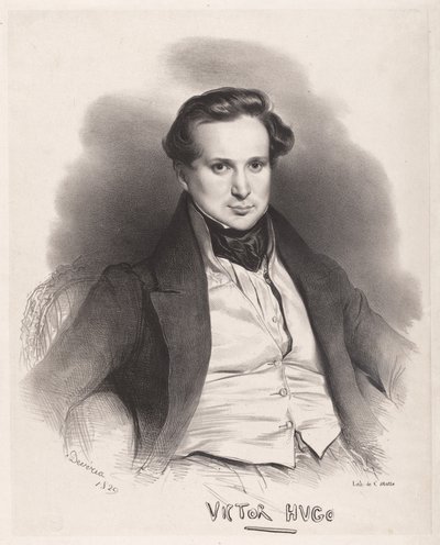 Victor Hugo tekijältä Achille Devéria