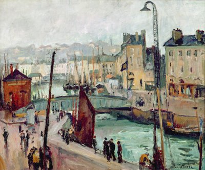 Le Havre, Bassin du Roy (öljy kankaalle) tekijältä Achille Emile Othon Friesz