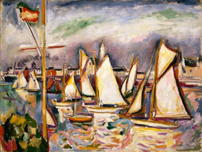 Regatta Antwerpenissä tekijältä Achille Emile Othon Friesz