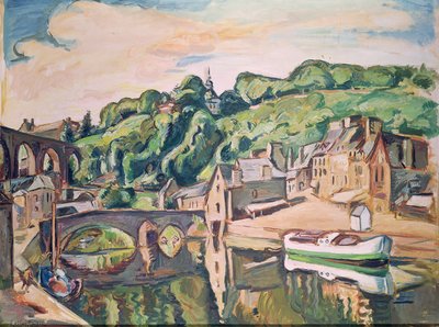 Näkymä Dinanille (öljy kankaalle) tekijältä Achille Emile Othon Friesz