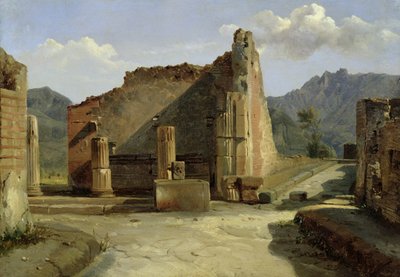 Pompejin foorumi (öljy kankaalle) tekijältä Achille Etna Michallon