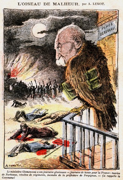 George Clemenceau elokuvassa Pilgrim tekijältä Achille Lemot