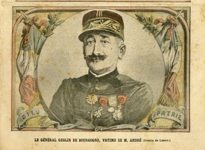 Kuva Achille Lemotista (1846-1909) Le Pelerinissä, 27.3.2004 - Kenraali Geslin Burgundiasta. Andrew - armeija, korttitapaus - Andrew Louis, kenraalit, Julius Henry Geslin Burgundiasta (1812-1897) tekijältä Achille Lemot