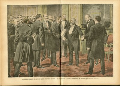 Kuva Achille Lemotista (1846-1909) Le Pelerinissä, 28.1.2006 - Vaalit, tasavallan presidentti - Fallieres Armand (1841-1931) tekijältä Achille Lemot