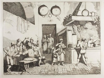 Improvisaattori osteriassa tekijältä Achille Pinelli