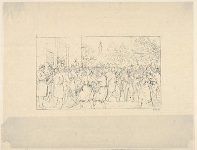 Vaalit Baltimoressa marraskuussa 1862 Confederate War Etchingsistä, 1861-63. tekijältä Adalbert John Volck