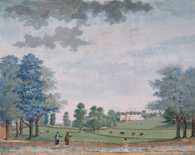 Ang Great House at Park sa Chawton, c.1780 finn tekijältä Adam Callander