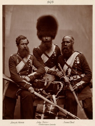Hughes  Mullins after Cundall  Howlett - Krimin sodan sankarit - Joseph Numa, John Potter ja James Deal Coldstream Guards -kaartin jäsenistä tekijältä Adam Cuerden