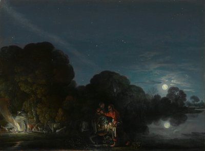 Die Flucht ja Ägypten tekijältä Adam Elsheimer