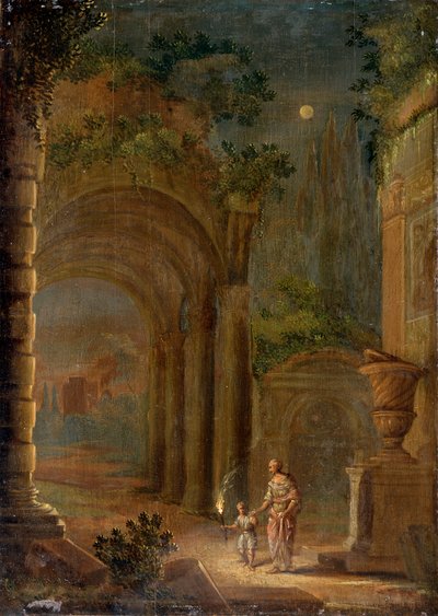 Maisema, 1500-luvun loppu tekijältä Adam Elsheimer