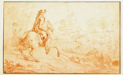 Adam Van der Meulen (1632-1690) sarvipeuran metsästys 1600-luvun Pariisissa, Louvre-museo tekijältä Adam Frans van der Meulen