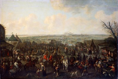 Kaupungin piiritys, 1660. tekijältä Adam Frans van der Meulen